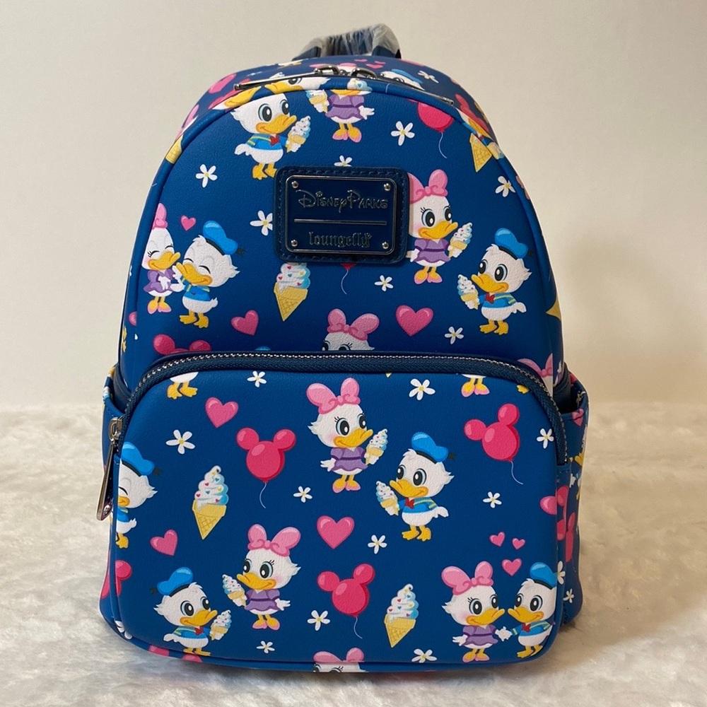 Donald and Daisy Loungefly Backpack